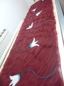 Einseitige Befilzung bei der Herstellung